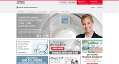 Desktop Screenshot of hitachimedical.com